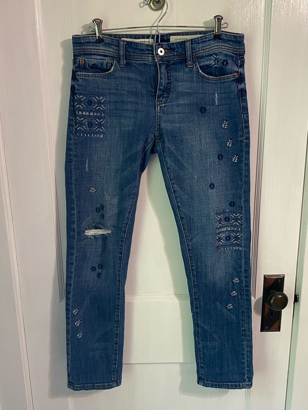 Embroidered Pilcro jeans